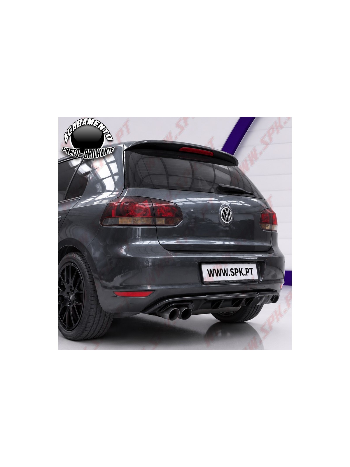 Difusor Traseiro V.3 - VW Golf 6 "Standard" (2008-2012)
