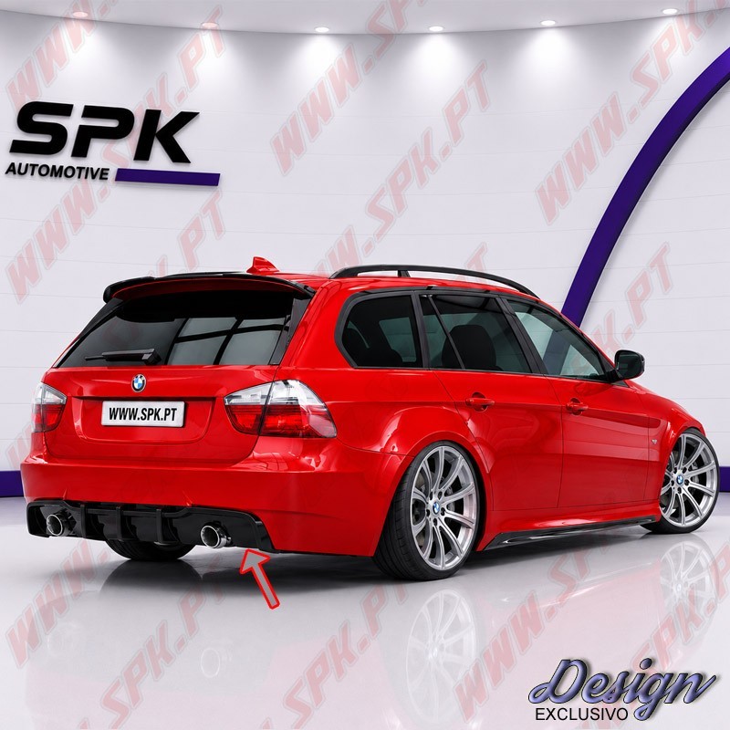 Difusor Traseiro - BMW E90 / E91 (2005-2008)