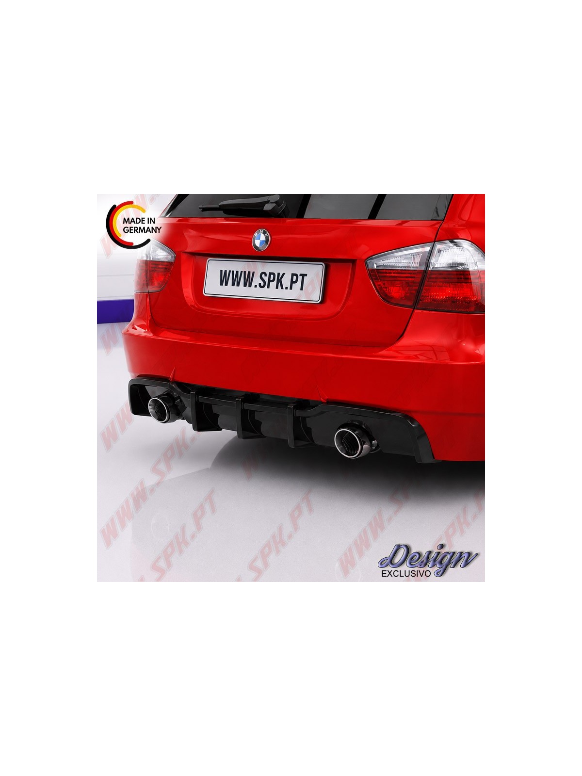 Difusor Traseiro - BMW E90 / E91 (2005-2008)