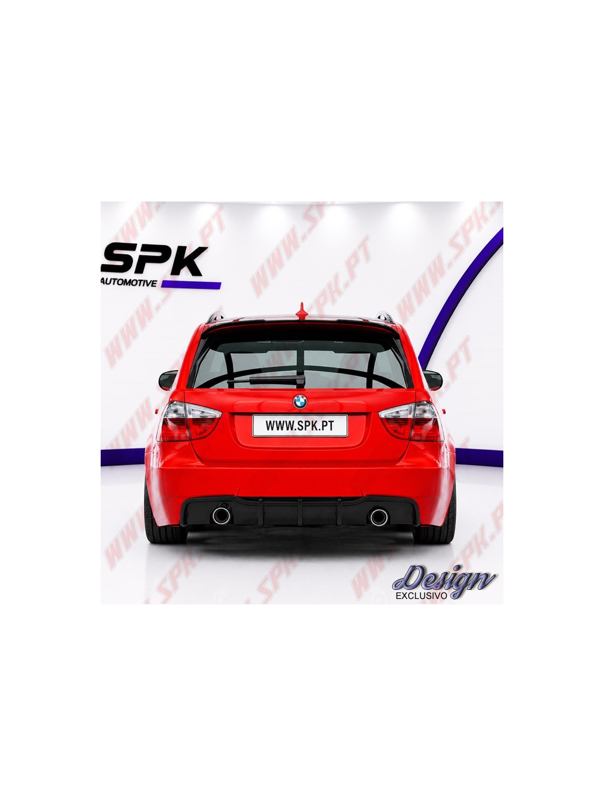 Difusor Traseiro - BMW E90 / E91 (2005-2008)