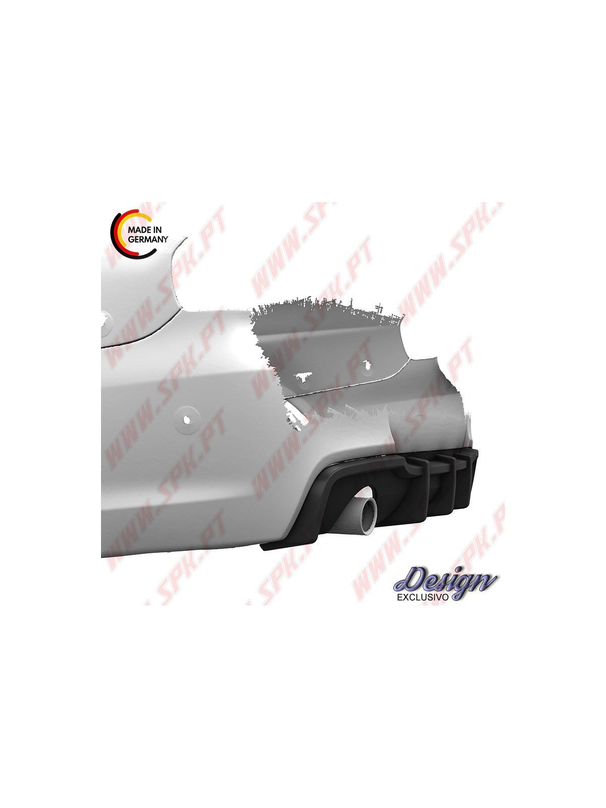 Difusor Traseiro - BMW E90 / E91 (2005-2008)