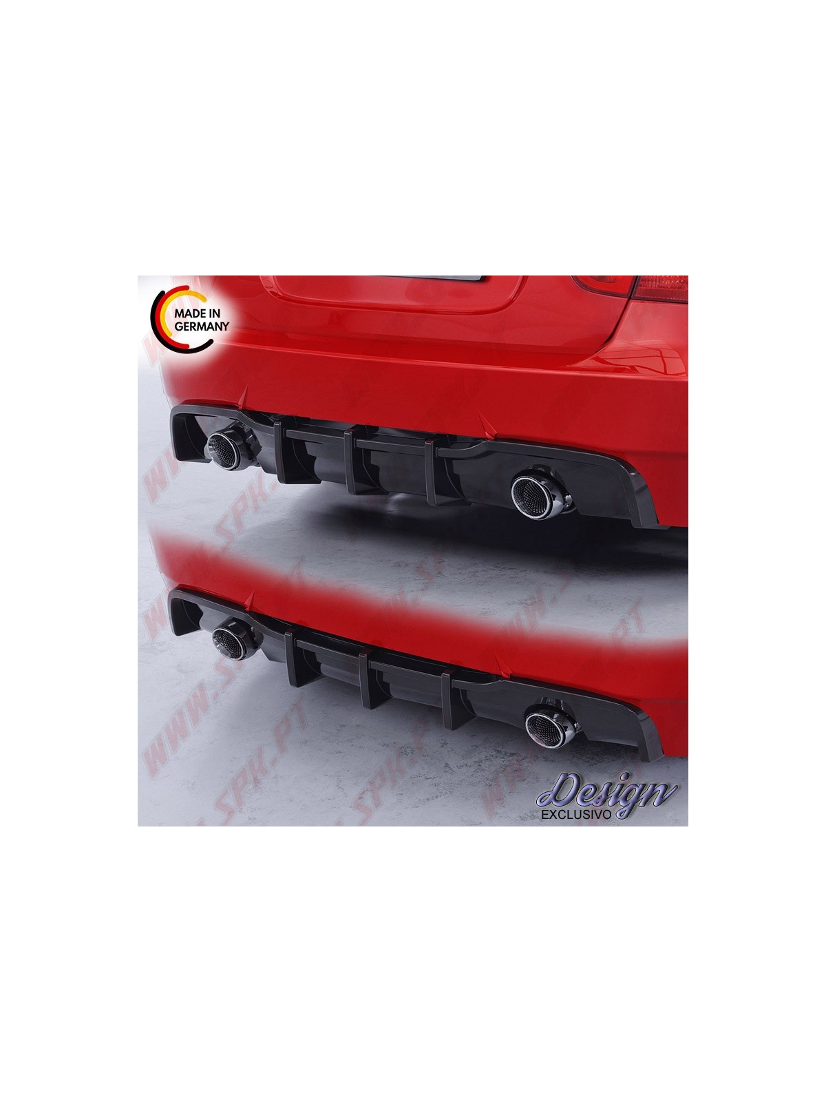 Difusor Traseiro - BMW E90 / E91 (2005-2008)