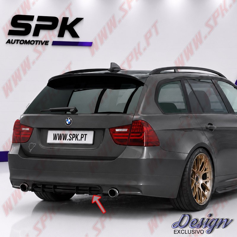 Difusor Traseiro - BMW E90 / E91 Base (2005-2008)