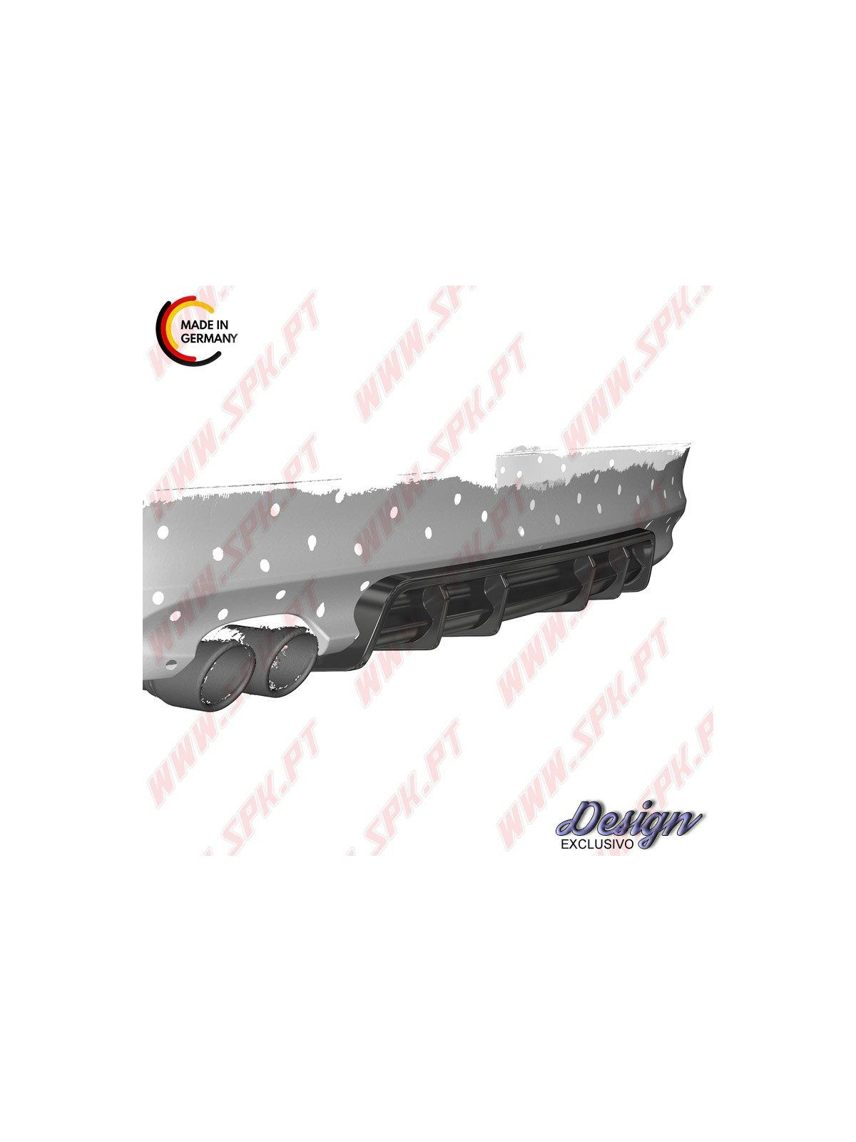 Difusor Traseiro - BMW E90 / E91 Base (2005-2008)