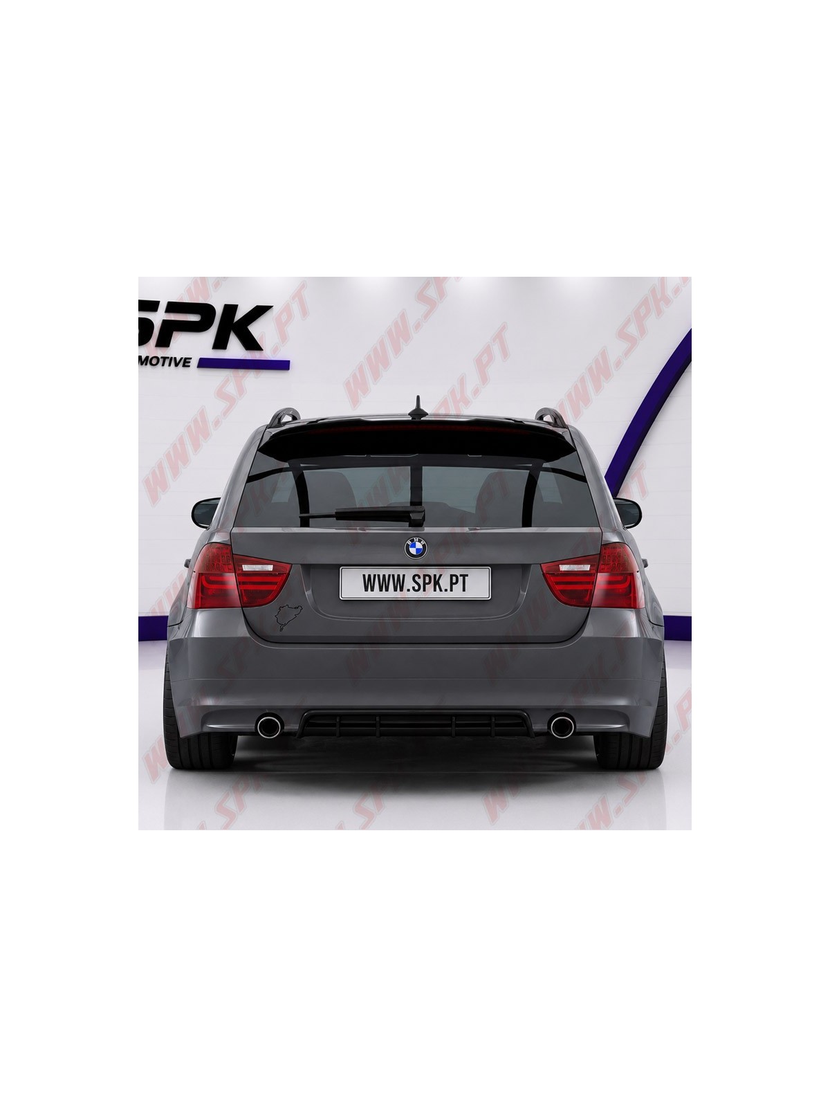 Difusor Traseiro - BMW E90 / E91 Base (2005-2008)