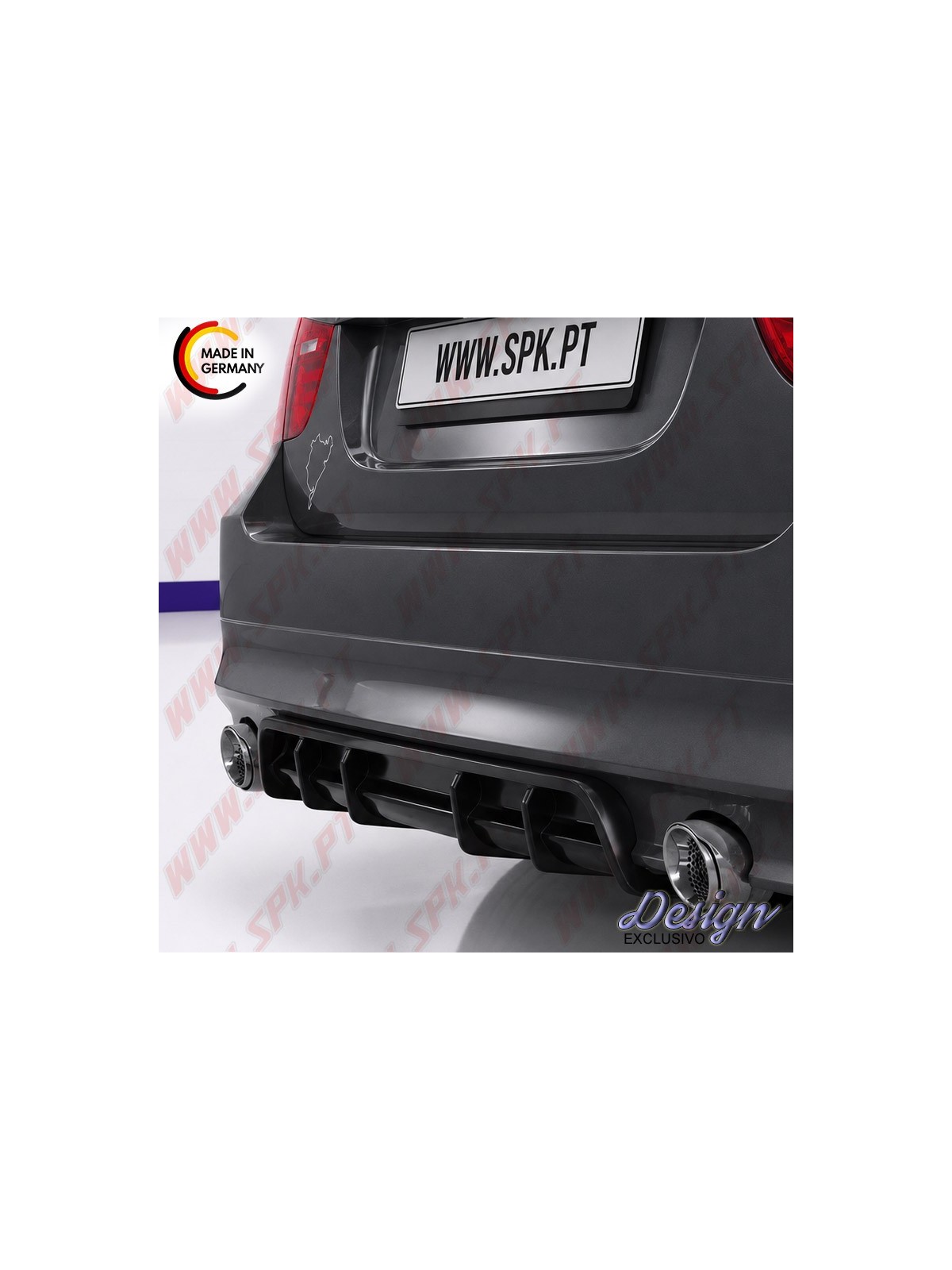 Difusor Traseiro - BMW E90 / E91 Base (2005-2008)