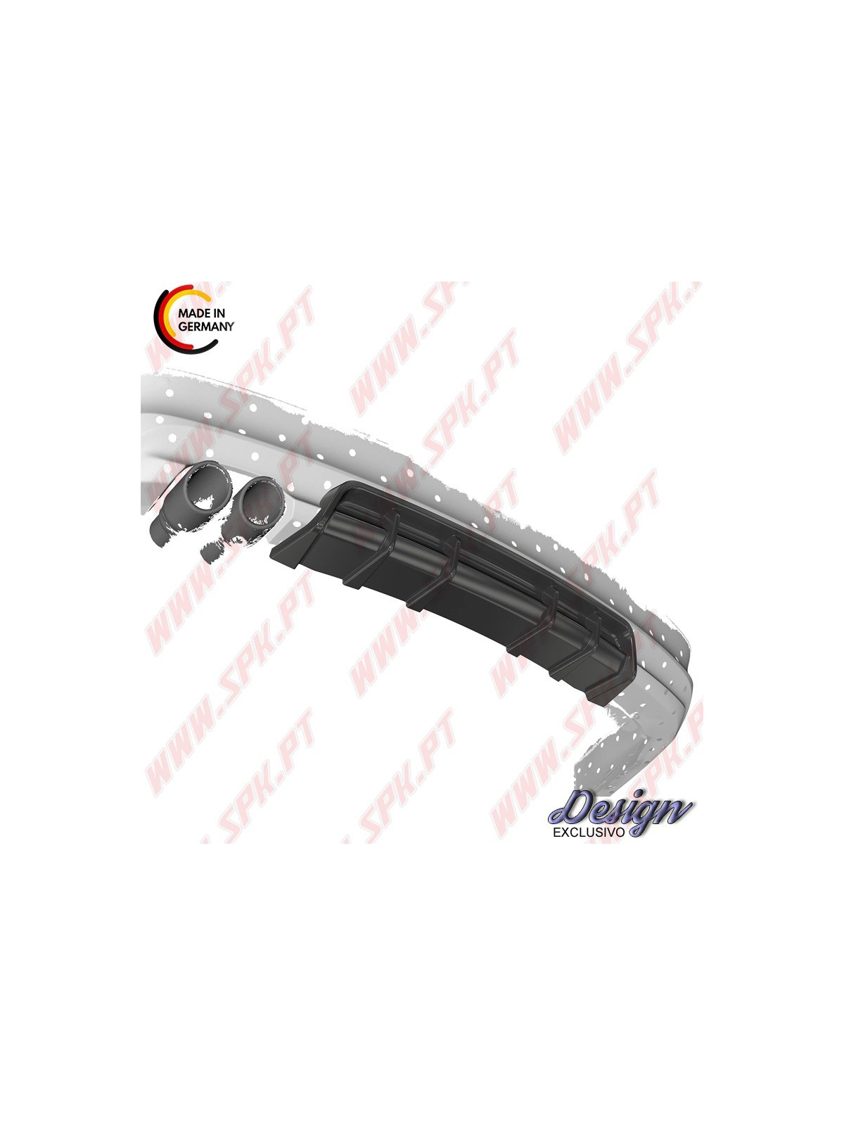 Difusor Traseiro - BMW E90 / E91 Base (2005-2008)