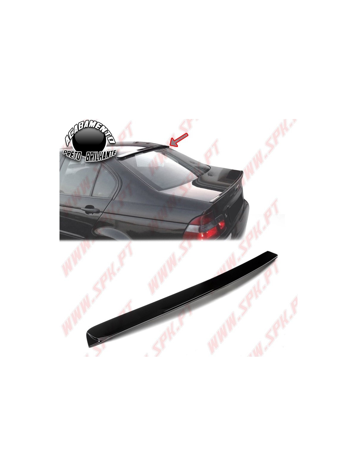 Aileron Traseiro Superior Look AC BMW E46 (1998-2005)