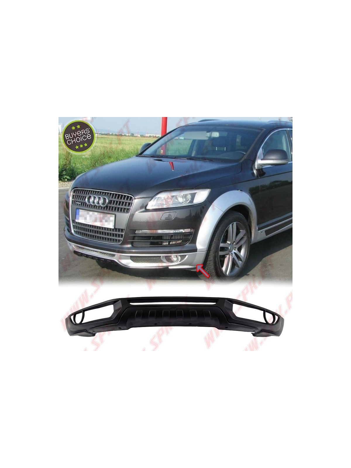 Spoiler Frontal Audi Q7 4L (2005-2009)