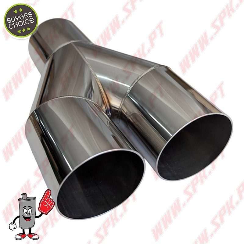 Ponteira de Escape Inox Look BMW - Dupla 2x60mm