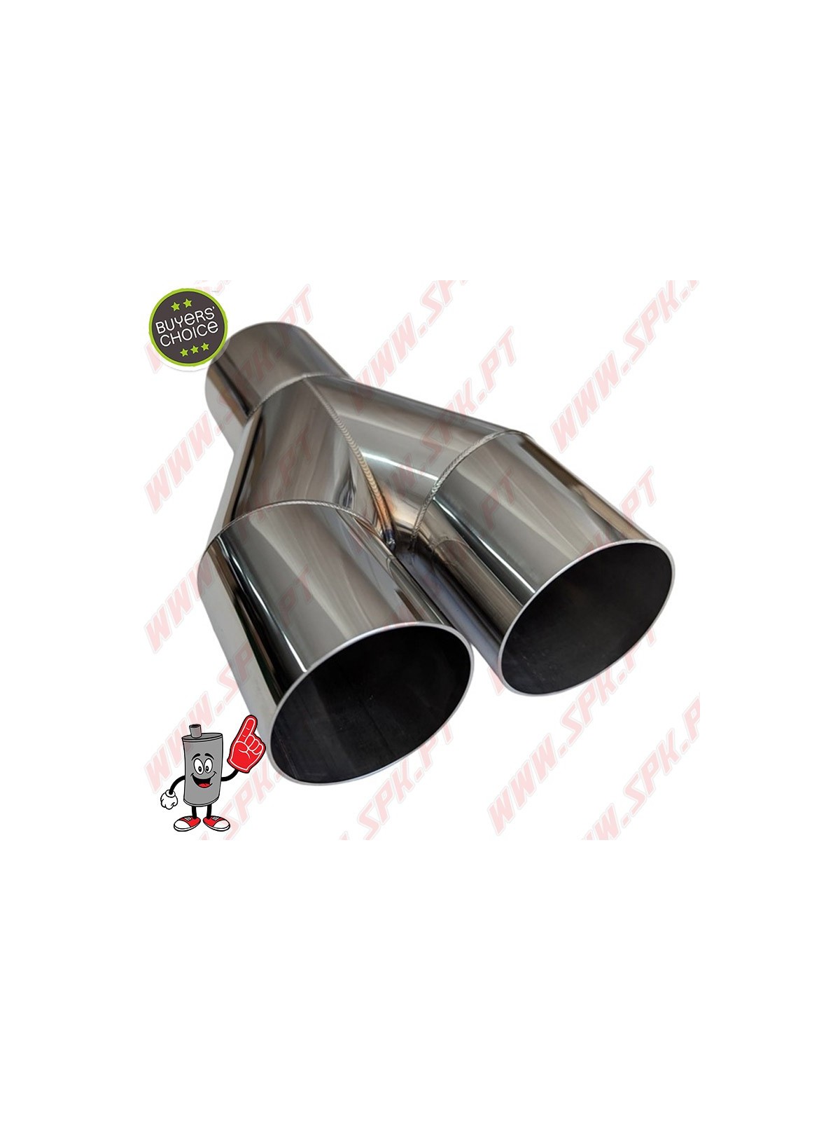 Ponteira de Escape Inox Look BMW - Dupla 2x60mm