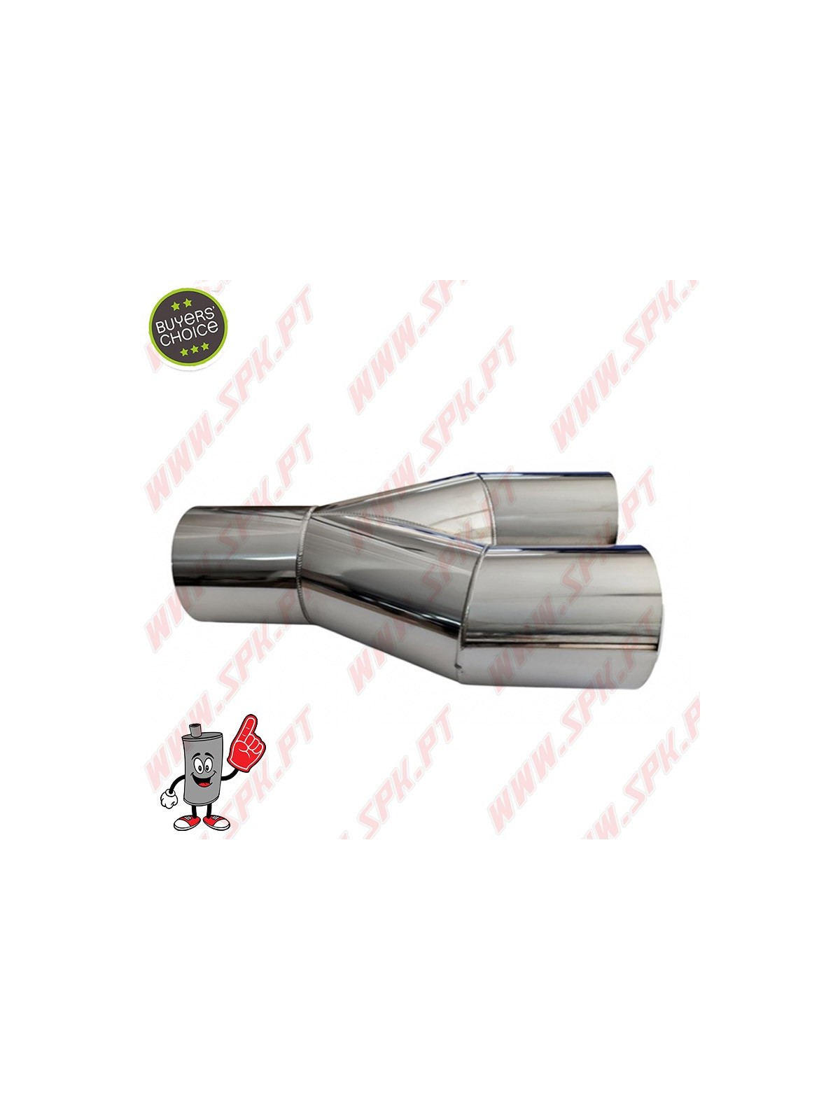 Ponteira de Escape Inox Look BMW - Dupla 2x60mm