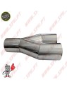 Ponteira de Escape Inox Look BMW - Dupla 2x60mm