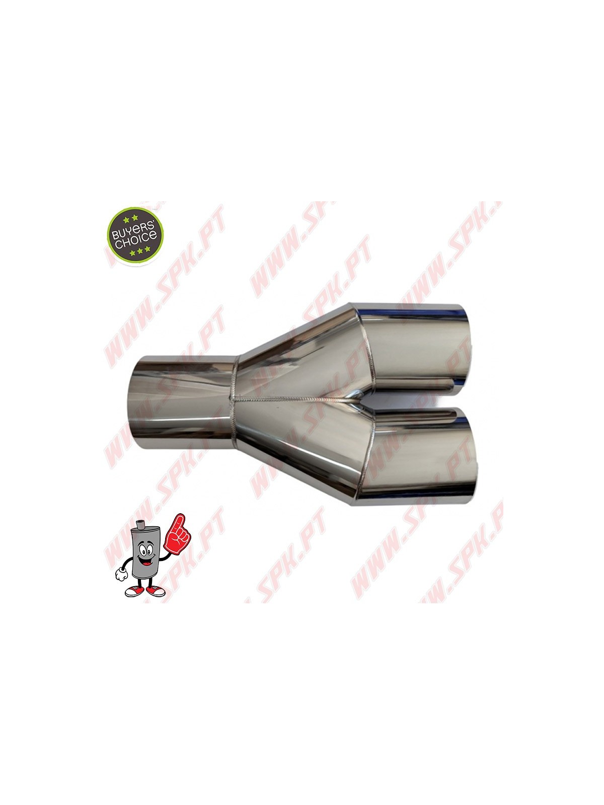 Ponteira de Escape Inox Look BMW - Dupla 2x60mm