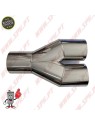 Ponteira de Escape Inox Look BMW - Dupla 2x60mm