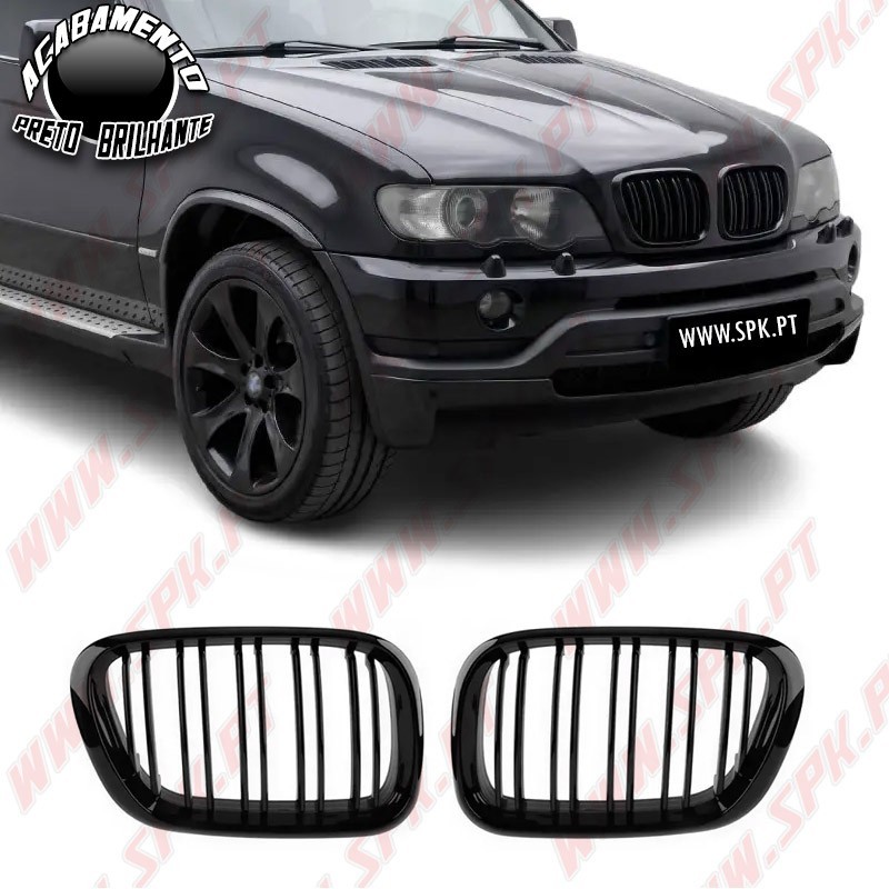 Grelhas Frontais Look M-Performance - BMW X5 E53 (1999-2003)