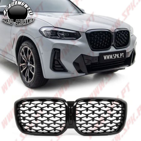 Grelhas Frontais Look Diamond - BMW X3 G01 / X4 G02 (2004-2006)
