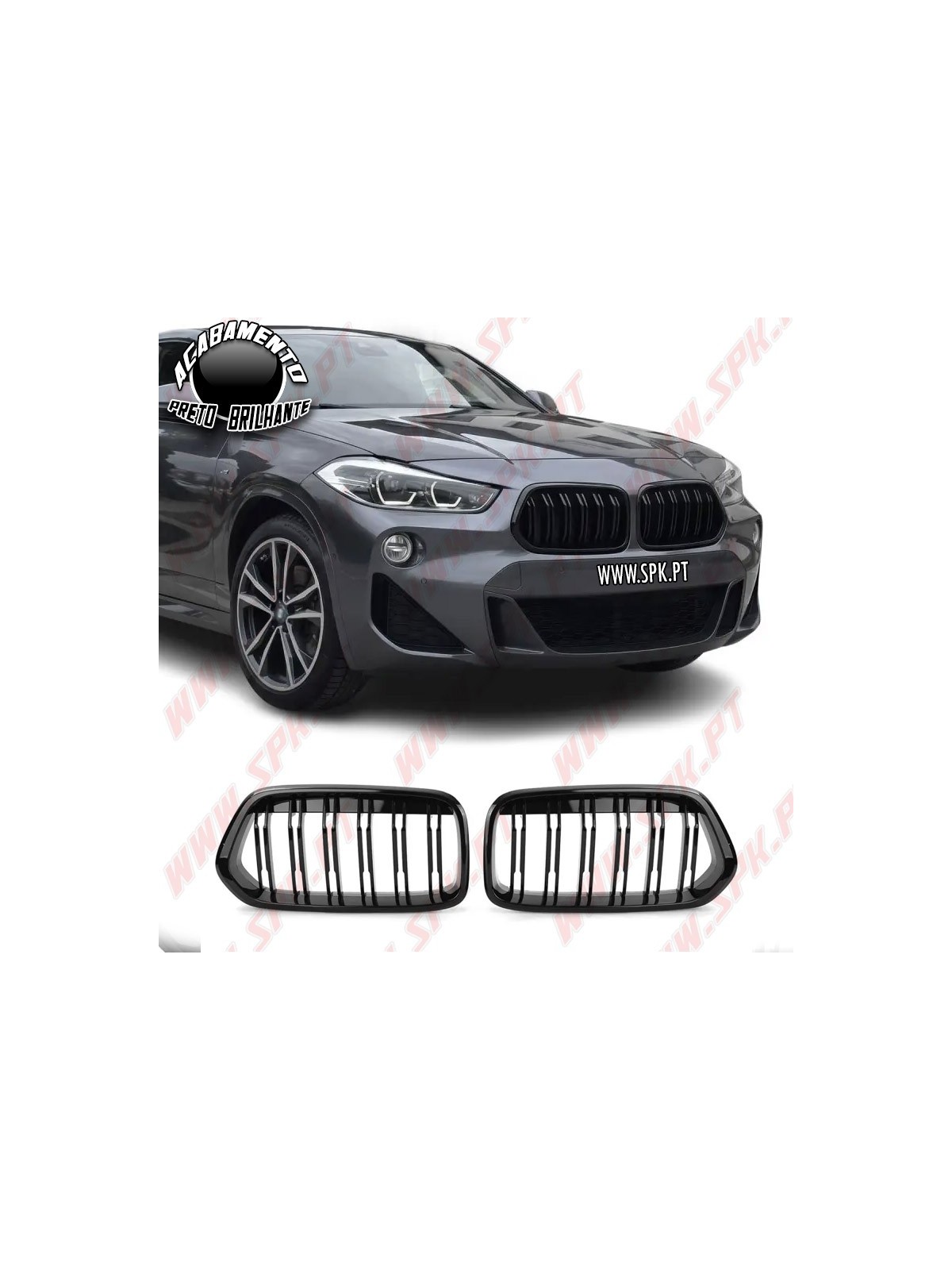 Grelhas Frontais Look M-Performance - BMW X2 F39 (2017-2023)