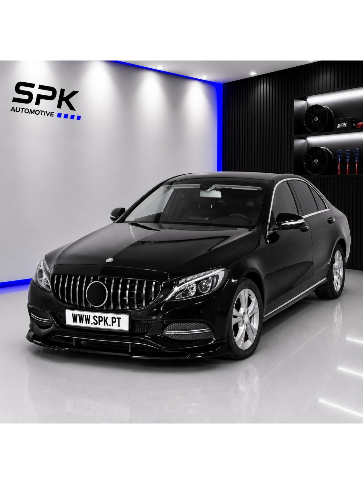 Lip Spoiler Frontal Vario-X V.2 - Mercedes W205 "Standard" (2014-2018)