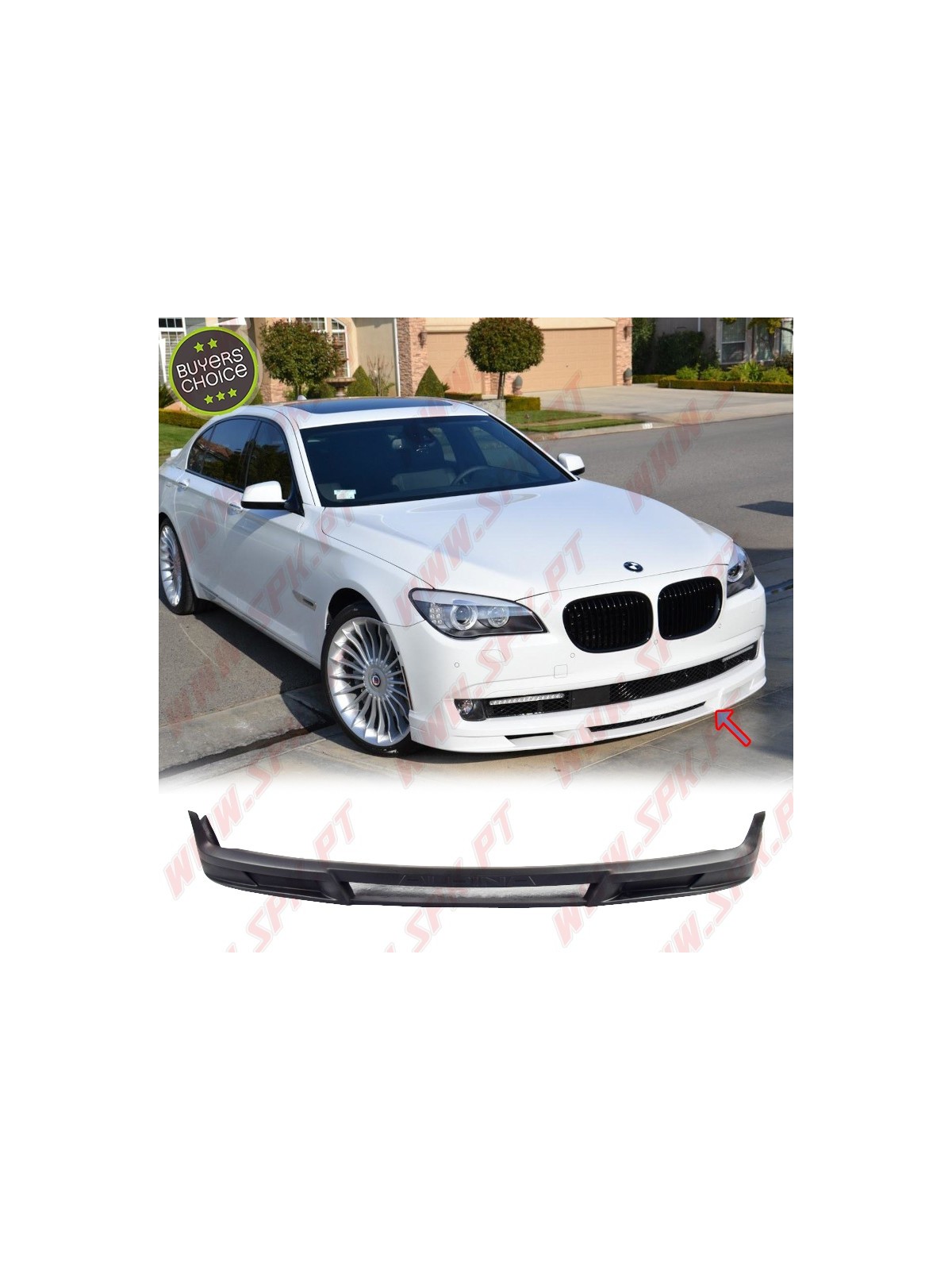 Spoiler Frontal Look Alpina BMW F01 / F02 (2008-2015)