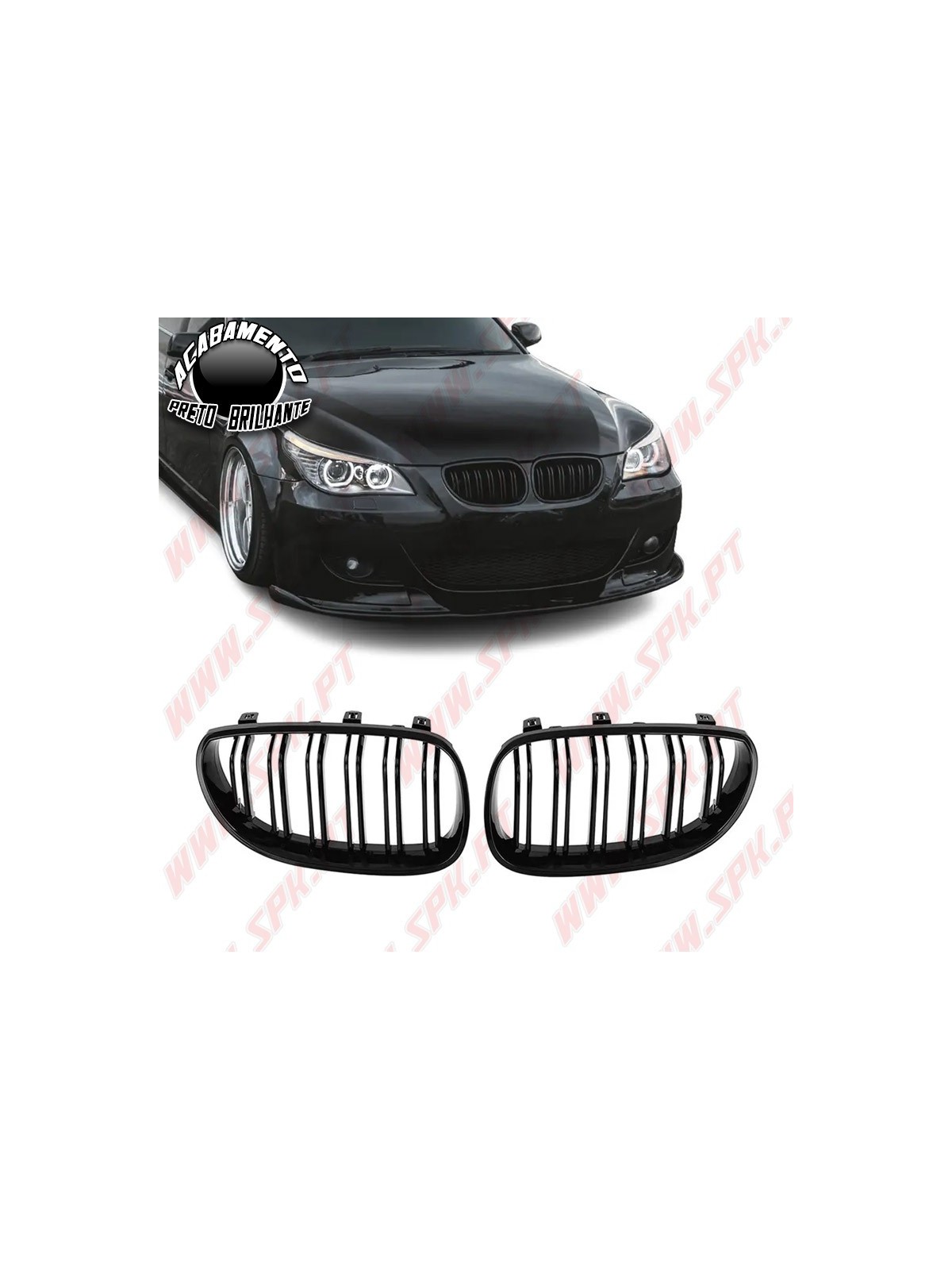 Grelhas Frontais Look M-Performance BMW E60 / E61 (2003-2010)