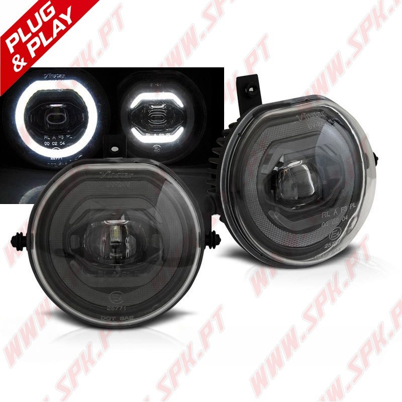 Faróis de Nevoeiro Look DRL LED - Mini Cooper F55 / F56 / F54 / F57 (2014-2019)