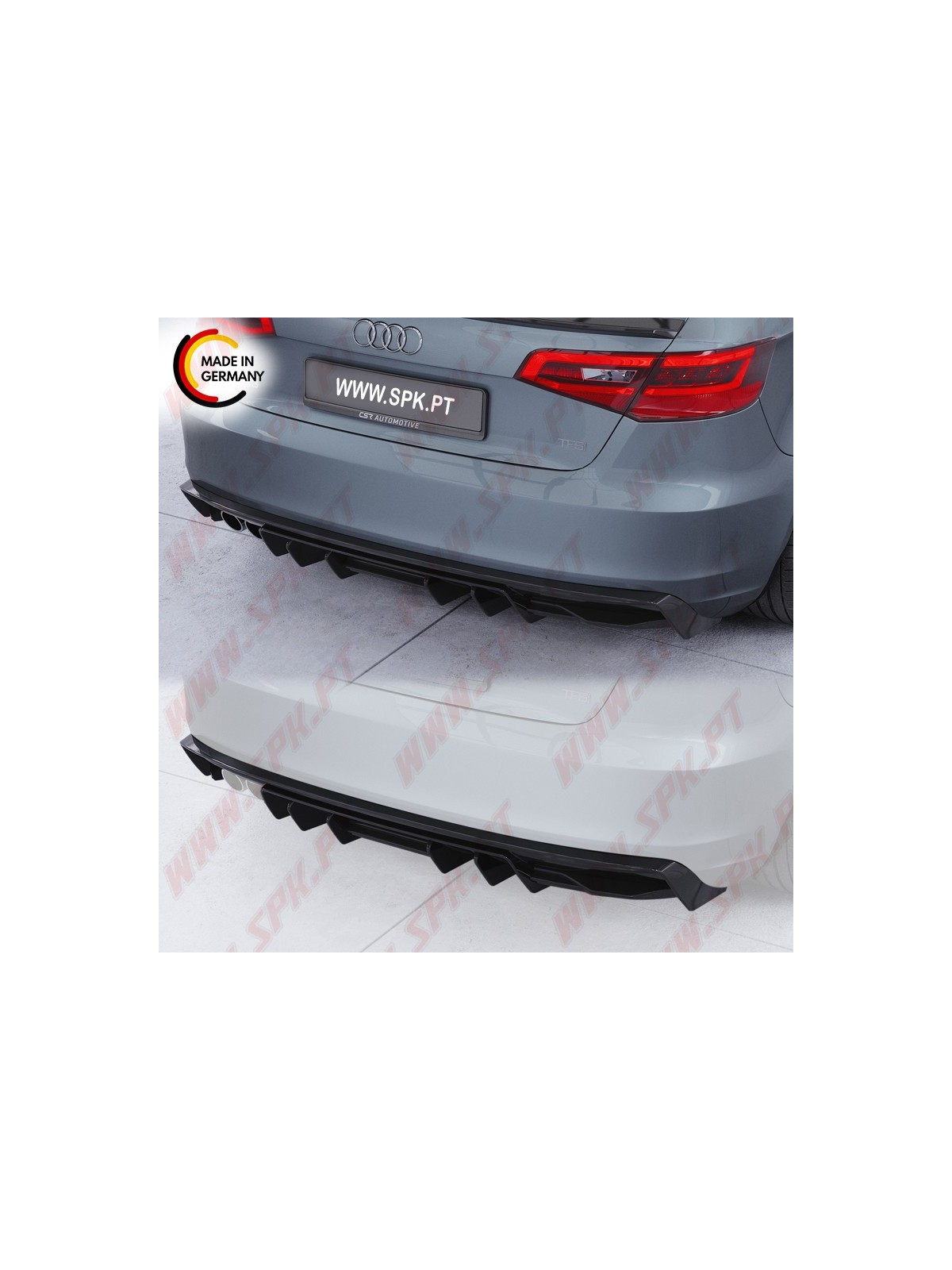 Difusor Traseiro Audi A3 8V (2012-2016)