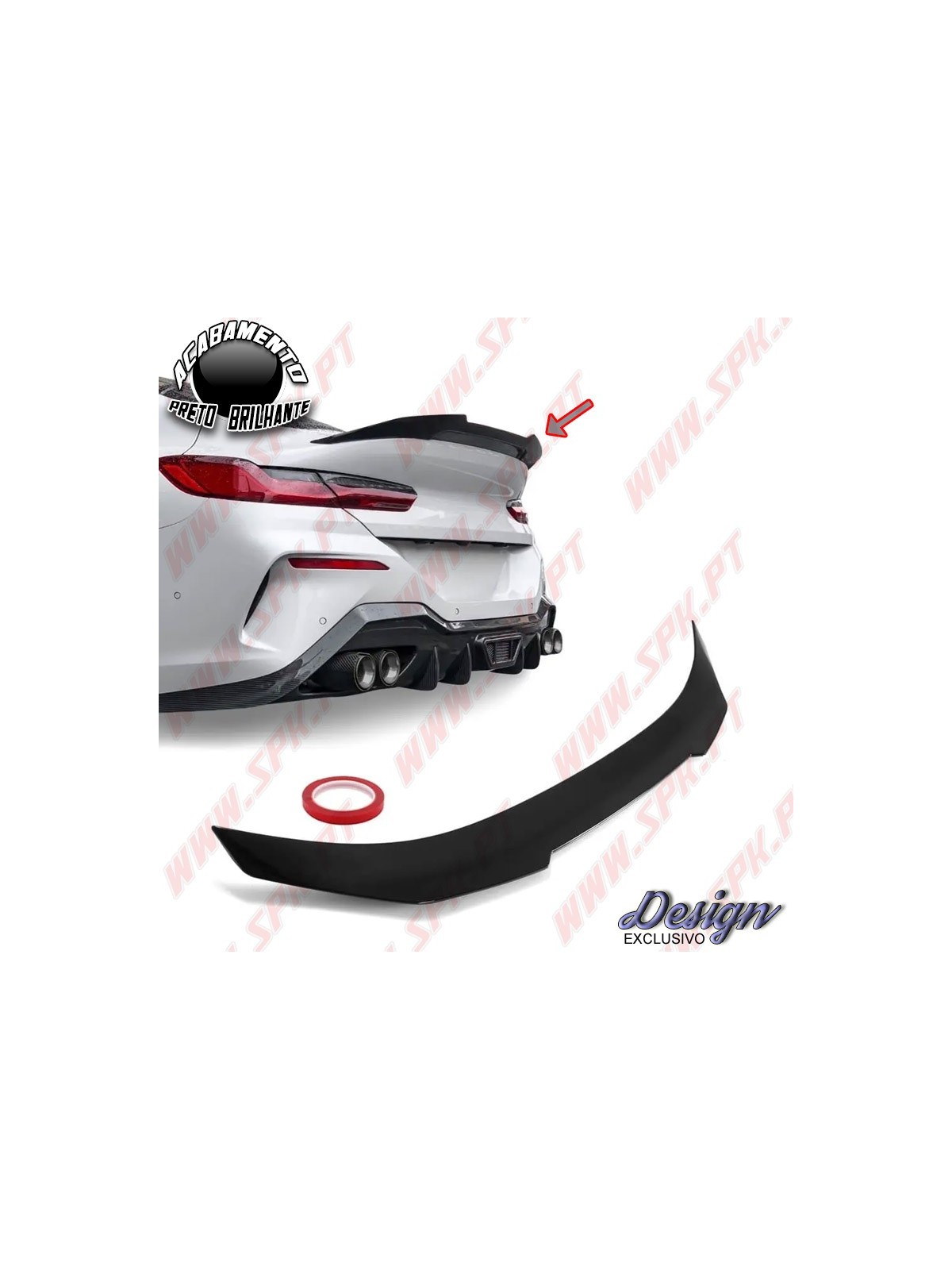 Aileron Traseiro Look PSM - BMW G16 / F93 (2018-)
