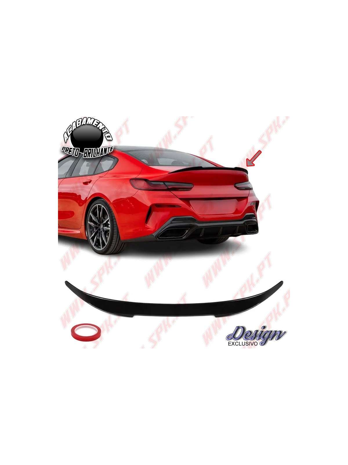 Aileron Traseiro Look M4 - BMW G16 / F93 Gran Coupe (2018-)