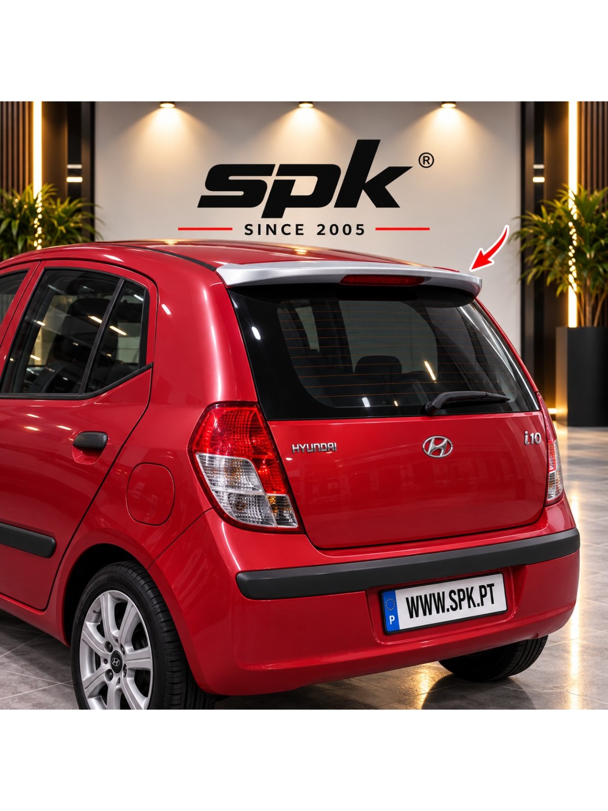 Aileron Traseiro - Hyundai i10 MK1 (2007-2013)