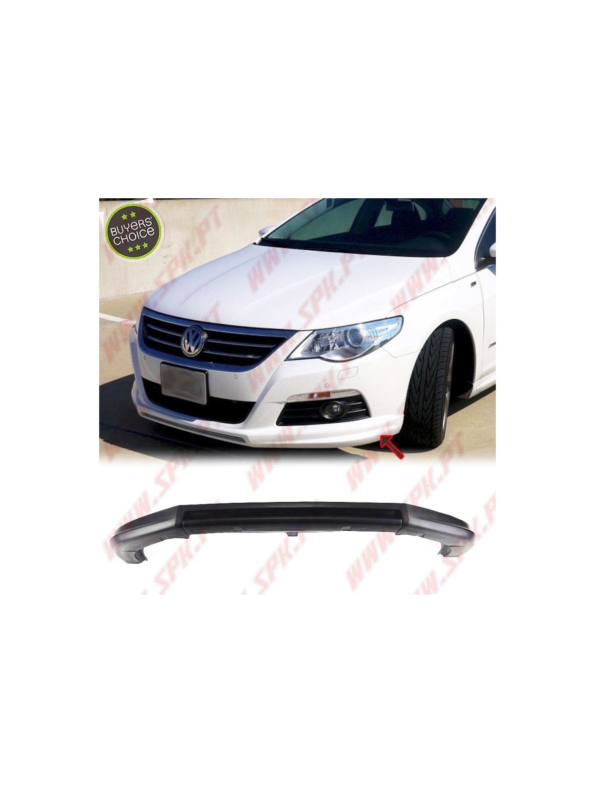 Spoiler Frontal VW Passat CC R-Line (2010-2014)