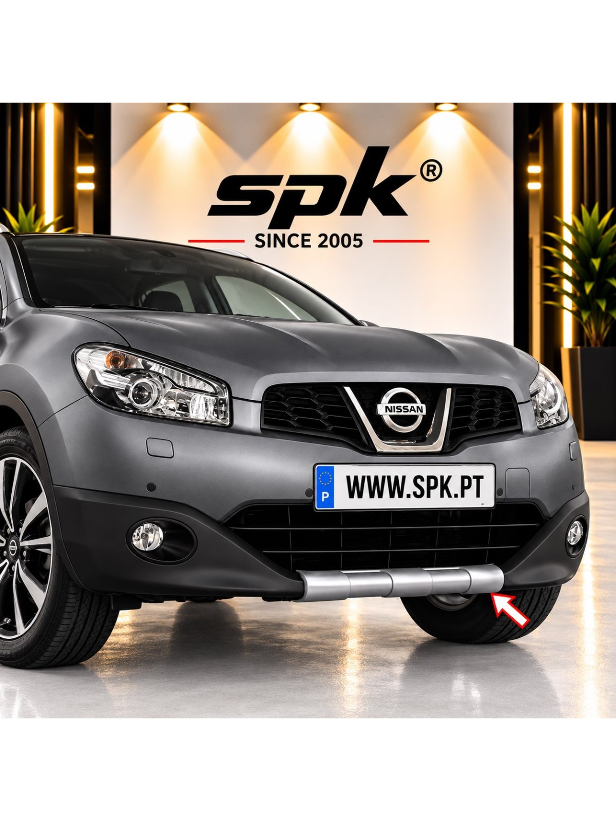 Spoiler Frontal - Nissan Qashqai J10 Facelift (2009-2013)