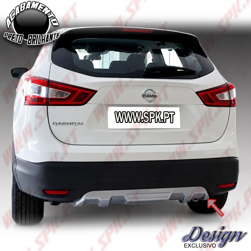 Difusor Traseiro V.1 - Nissan Qashqai J11 (2013-2017)