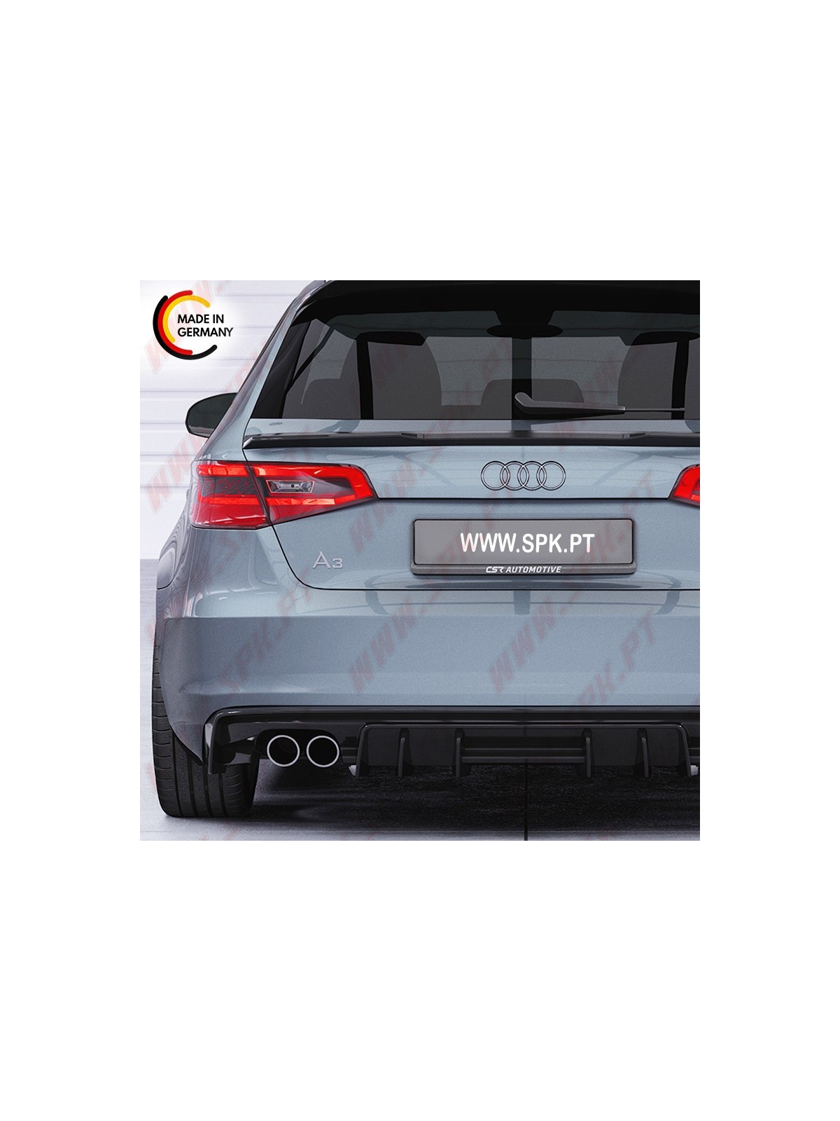 Difusor Traseiro Audi A3 8V (2012-2016)