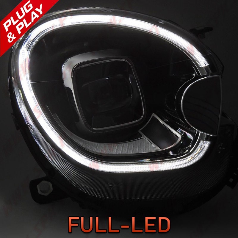 Faróis Tube-Light / Black - Mini R60 Countryman / R61 Paceman (2010-2016)