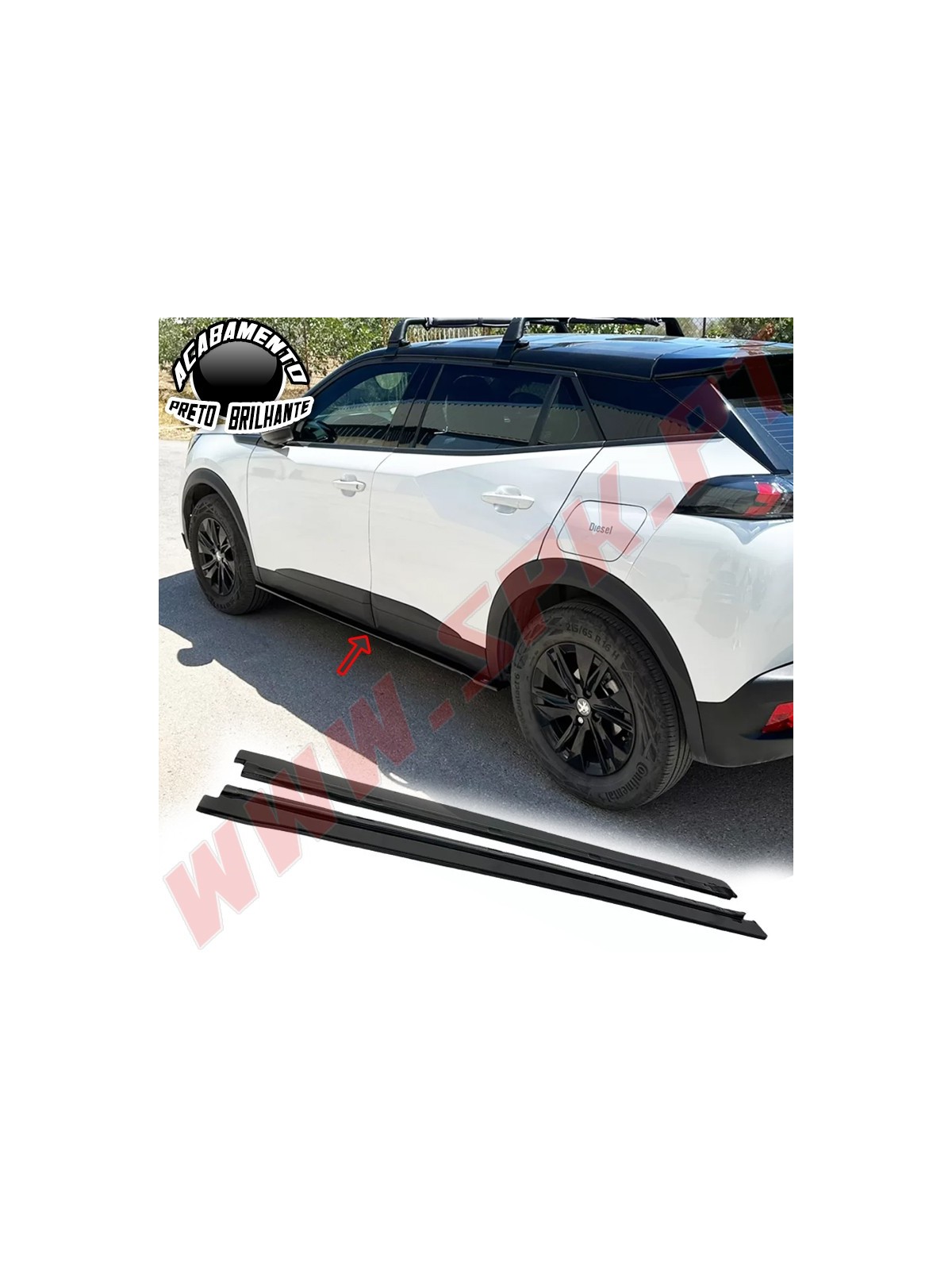 Extensão de Embaladeiras - Peugeot 2008 (2019-2023)