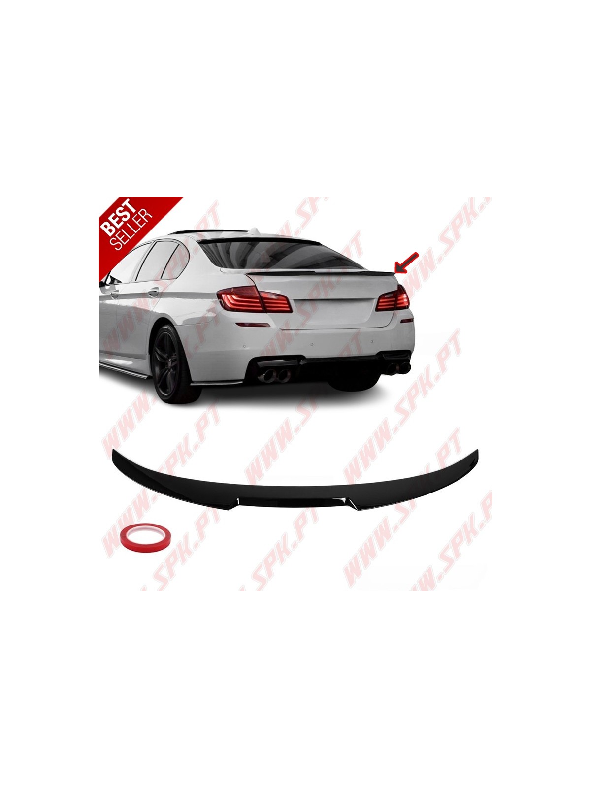 Aileron Traseiro Look M4 BMW F10 Sedan (2010-2017)