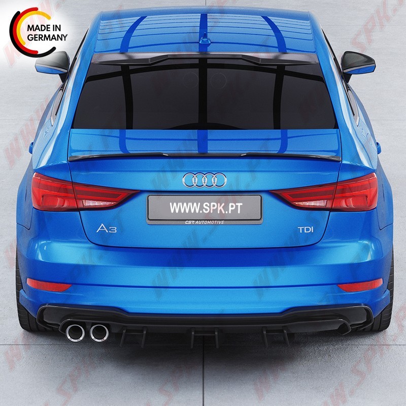 Difusor Traseiro Audi A3 8V S-Line - Sedan / Cabrio (2017-2020) Difusor Traseiro Audi A3 8V S-Line - Sedan / Cabrio (2017-2020)