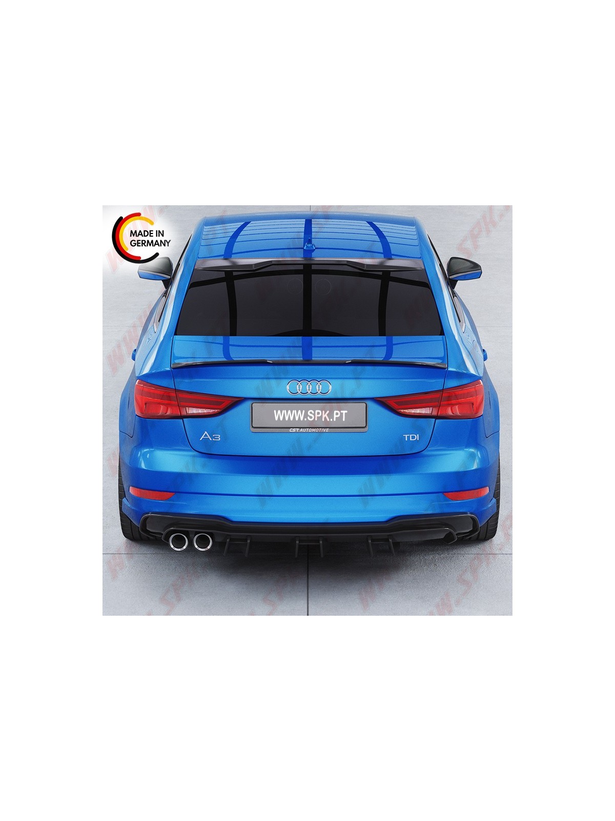 Difusor Traseiro Audi A3 8V S-Line - Sedan / Cabrio (2017-2020)