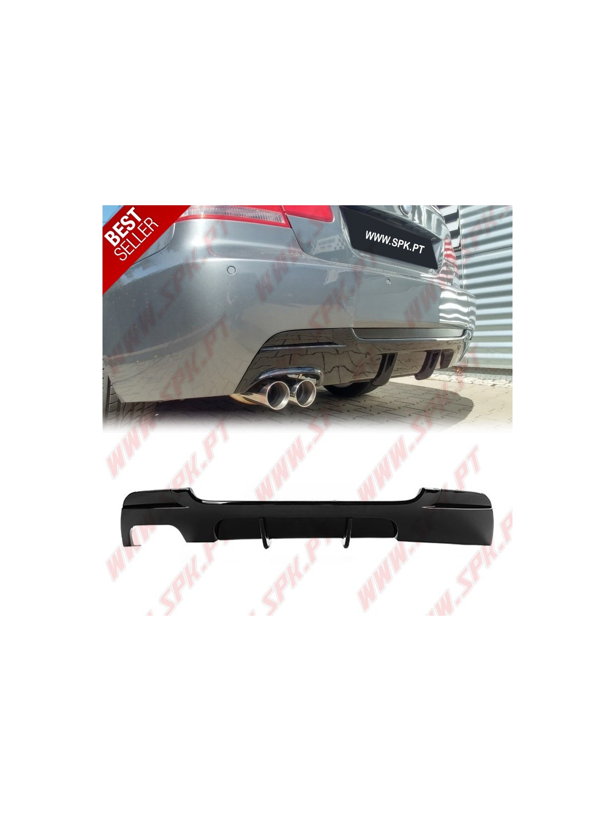 Difusor Traseiro Look M-Performance - BMW E92 / E93 (2006-2013)