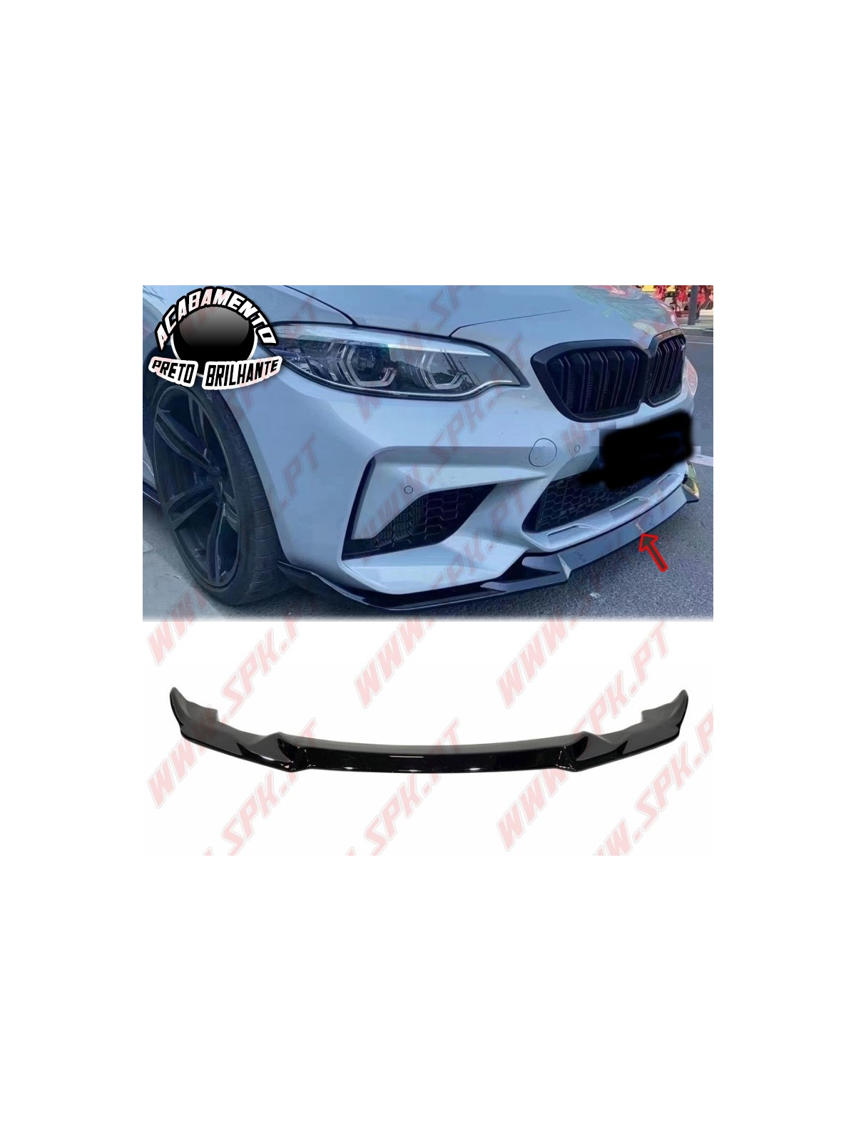 Lip Spoiler Frontal BMW F87 M2 (2016-2021) Lip Spoiler Frontal BMW F87 M2 (2016-2021)
