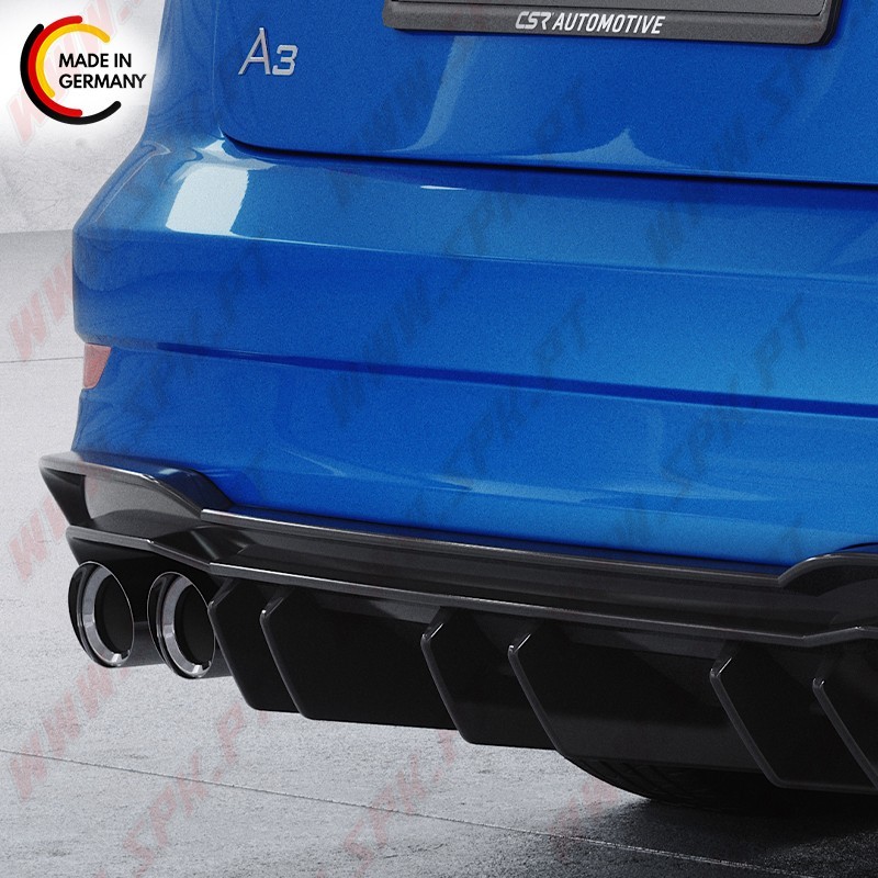 Difusor Traseiro Audi A3 8V S-Line - Sedan / Cabrio (2017-2020) Difusor Traseiro Audi A3 8V S-Line - Sedan / Cabrio (2017-2020)