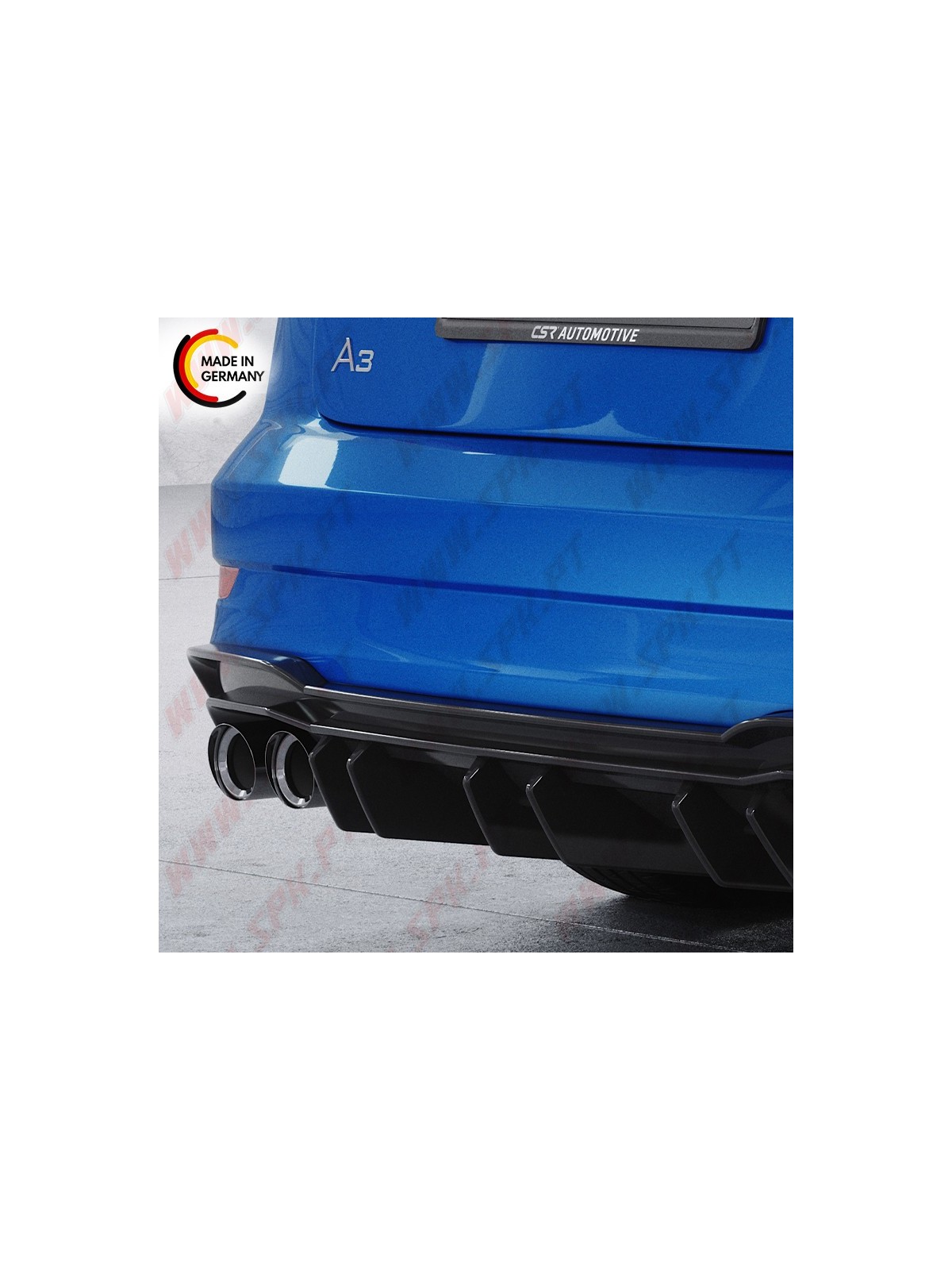 Difusor Traseiro Audi A3 8V S-Line - Sedan / Cabrio (2017-2020)