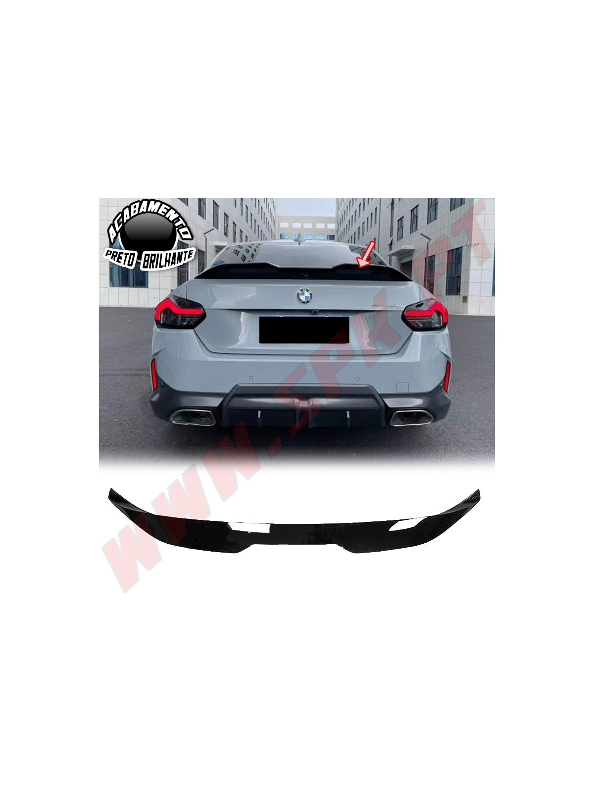 Aileron Traseiro BMW G42 Coupe (2021-) Aileron Traseiro BMW G42 Coupe (2021-)