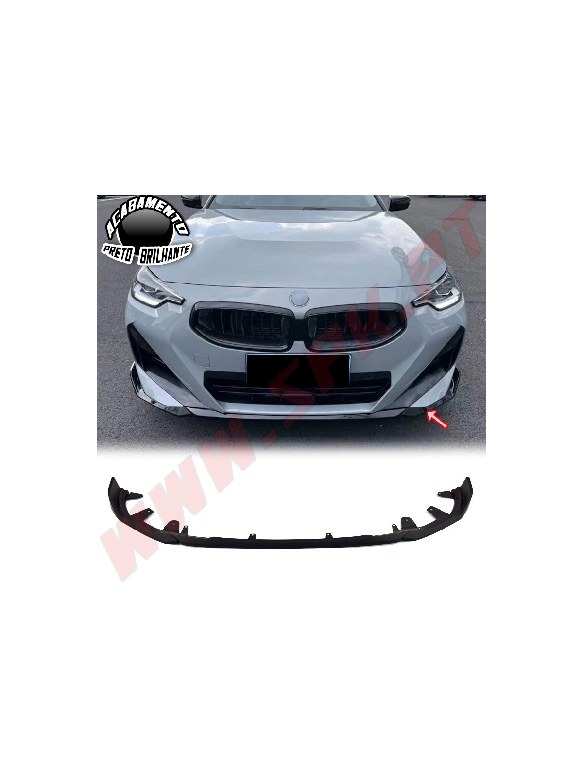Lip Spoiler Frontal BMW G42 Coupe (2021-)