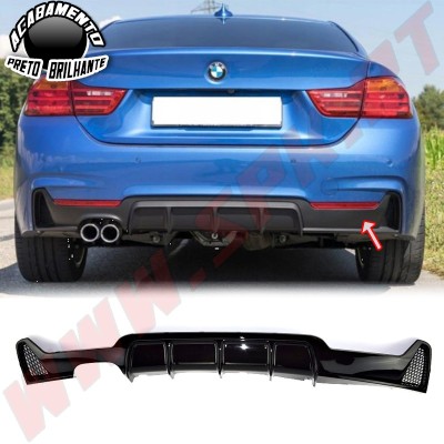 Difusor Traseiro Look M-Performance - BMW F32 / F33 / F36 (2013-2020)
