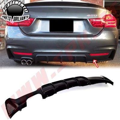 Difusor Traseiro Look M-Performance - BMW F32 / F33 / F36 (2013-2020)