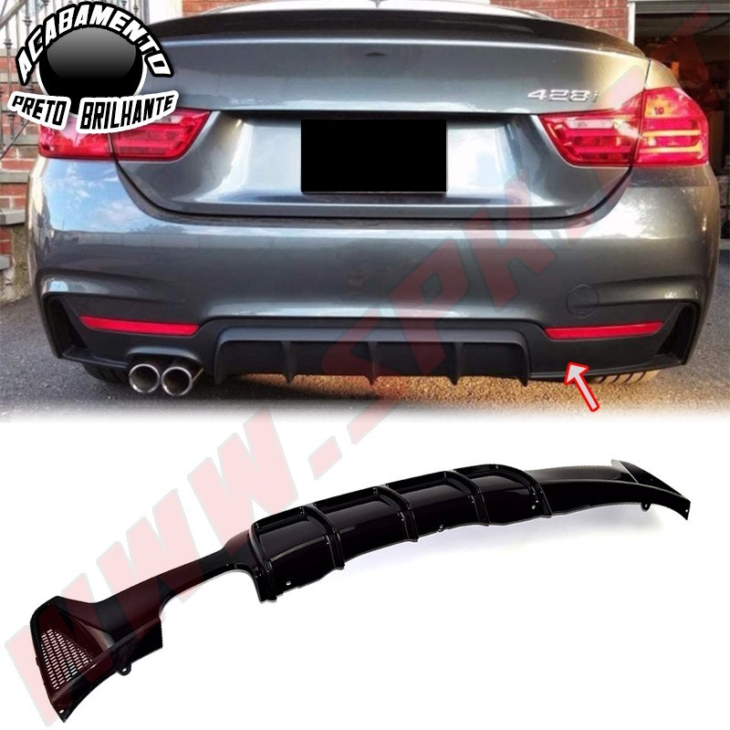 Difusor Traseiro Look M-Performance - BMW F32 / F33 / F36 (2013-2020)