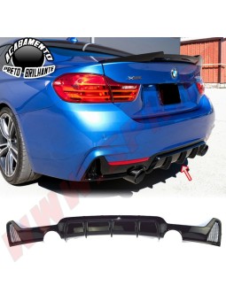 Difusor Traseiro Look M-Performance - BMW F32 / F33 / F36 (2013-2020)