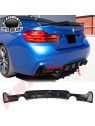 Difusor Traseiro Look M-Performance - BMW F32 / F33 / F36 (2013-2020)